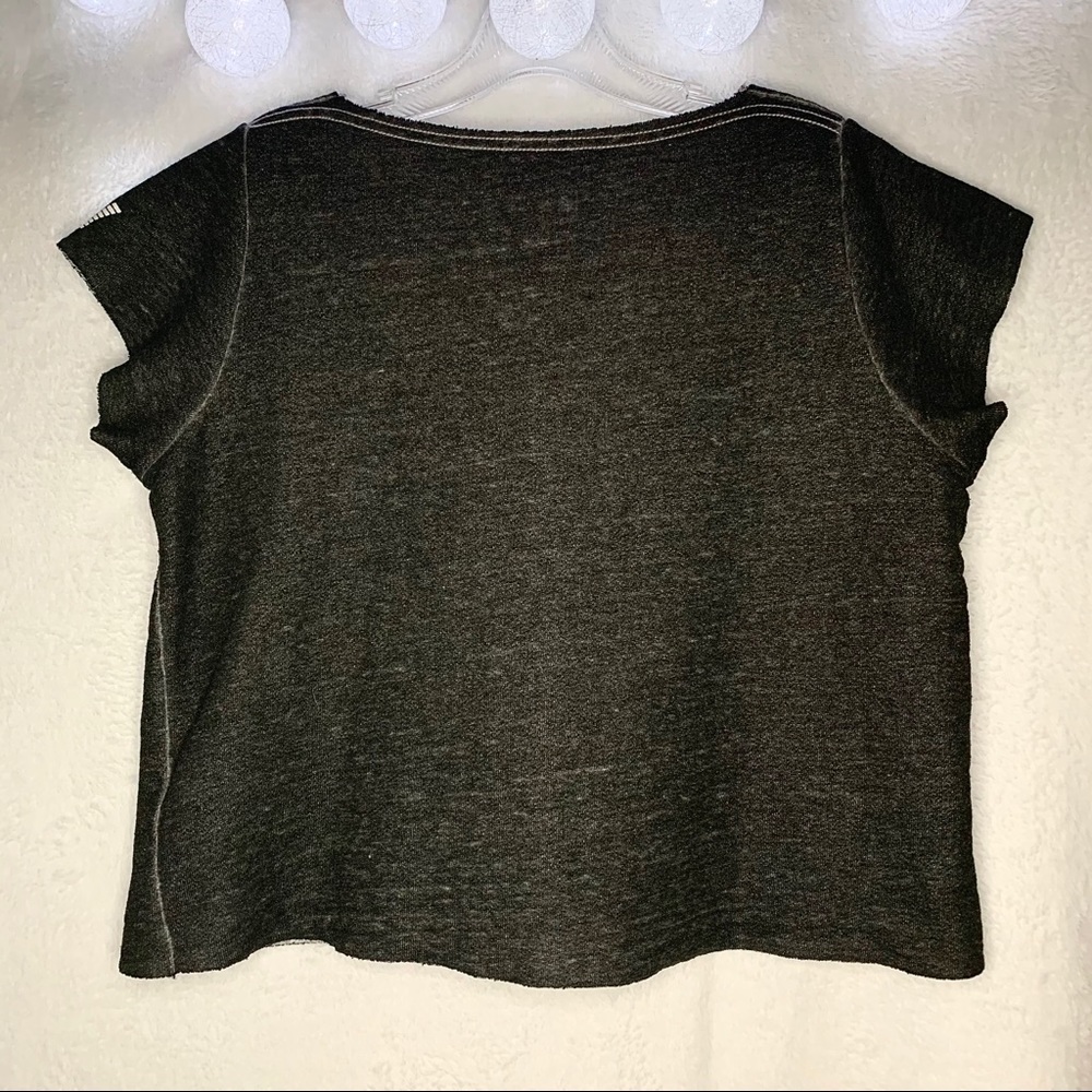 Rebel Yell Sweatshirt Graphic Dark Gray 90’s Retro Crop Small Sale - Picture 2 of 7